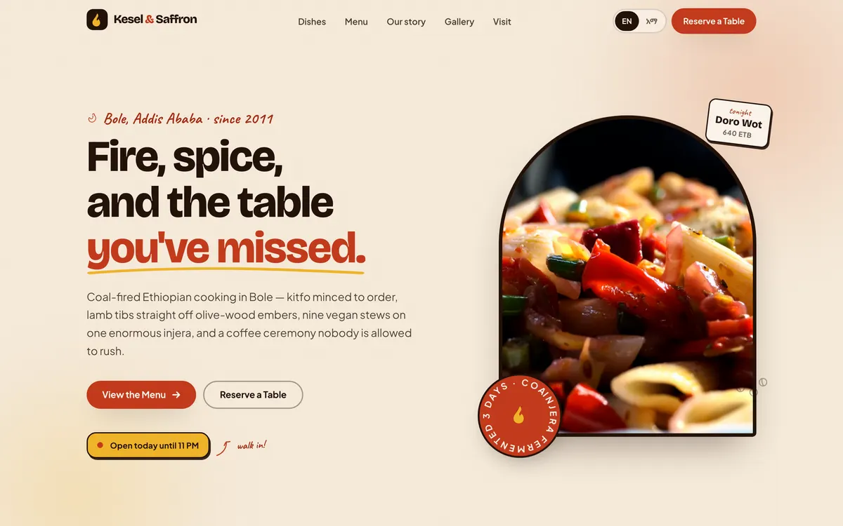 Kesel & Saffron homepage